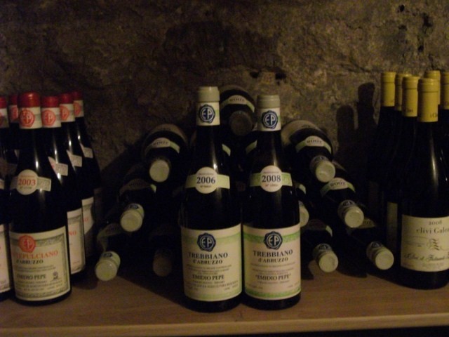 Le vin de Emidio Pepe à Paris à l'épicerie cave italienne Rap