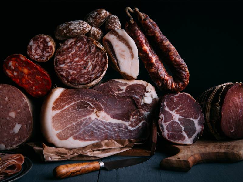 Charcuterie italienne à Paris.