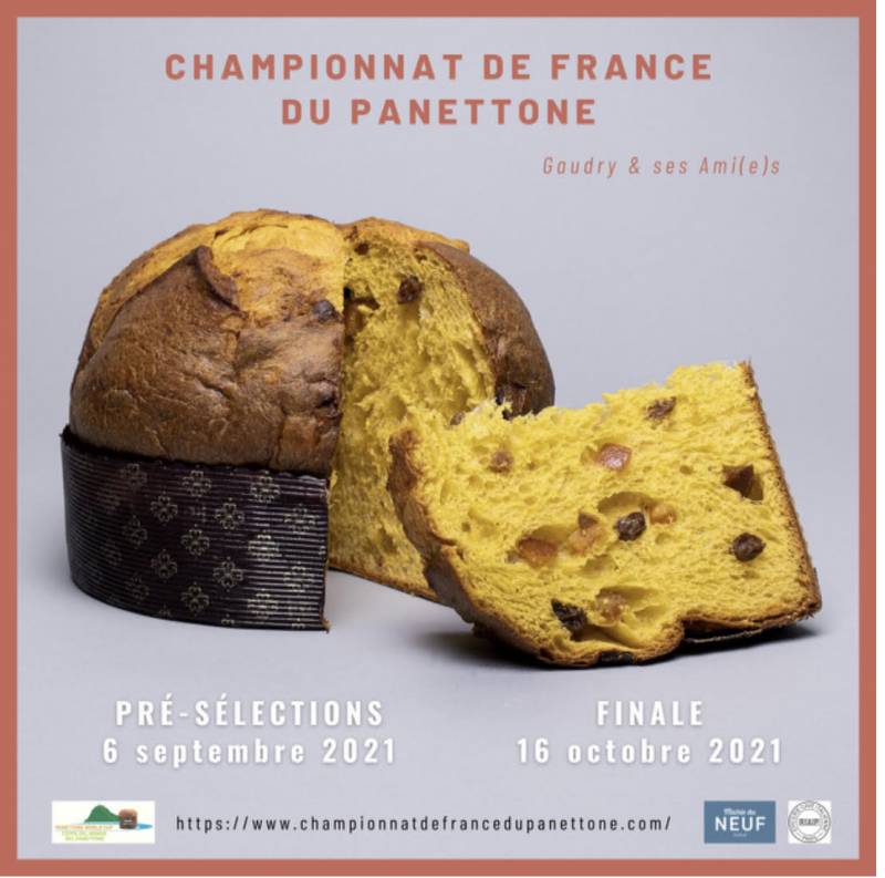 er Championnat de France du Panettone 2021 avec Alessandra Pierini et François Régis Gaudry