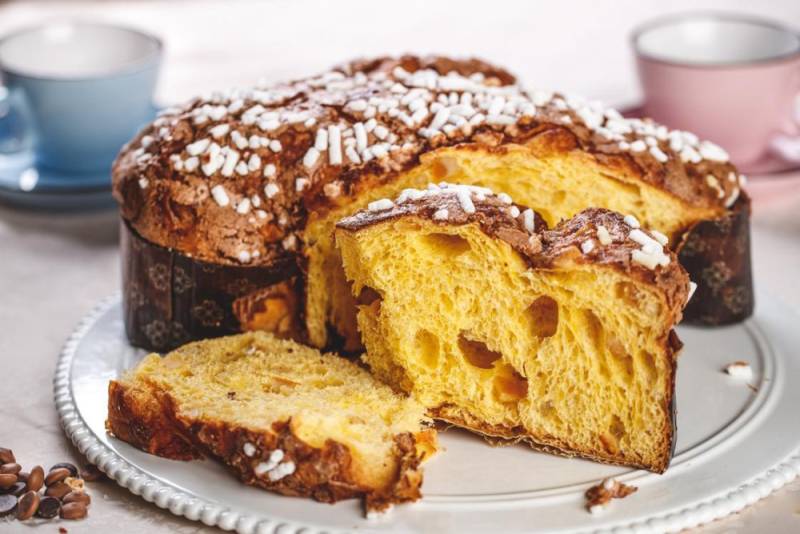 Colombe de Pâques, gâteau traditionnel italien en vente à la boutique RAP Paris 9. Venez découvrir le goût de l’Italie pour Pâques.