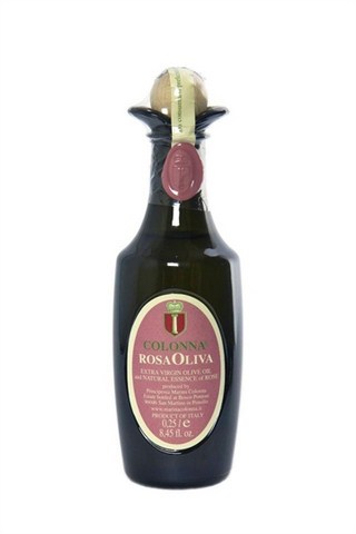 Huile d'olive aux olives roses