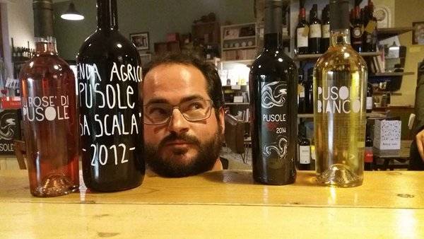 Vin sarde de Roberto Pusole à Paris.